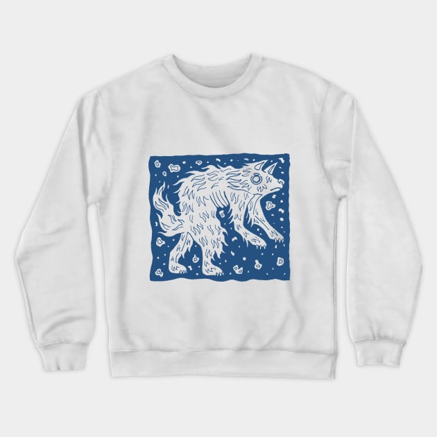 Burlington Ghost Dog Crewneck Sweatshirt by Ballyraven